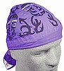 Tribal Skull, Sweatband Headwrap^